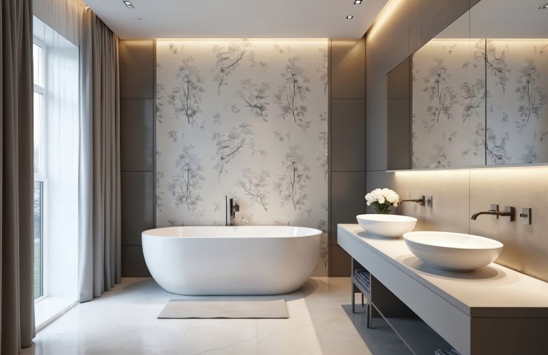 Luxury Bathroom with Freestanding Tub